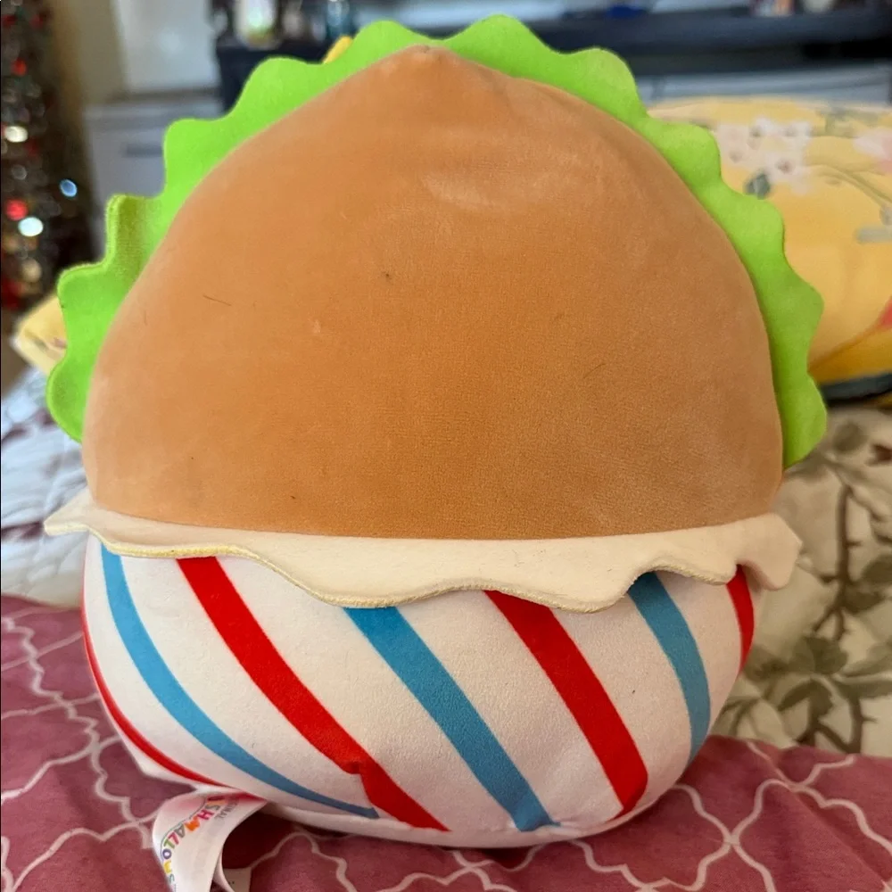 Squishmallows Pink and Green Plush Bird Toy